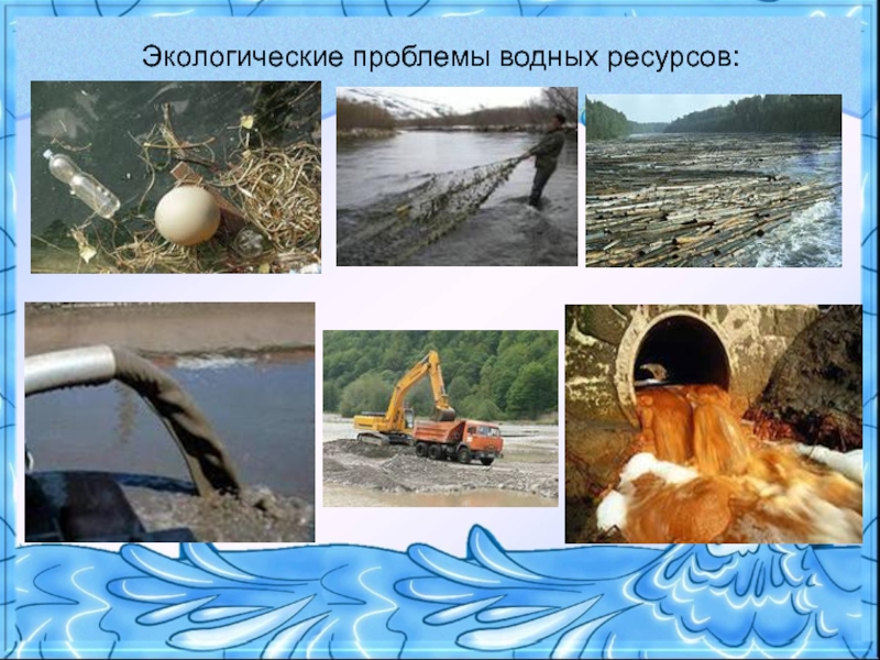Водные ресурсы россии старшая группа. Экологические проблемы водных ресурсов. Водные ресурсы экологические проблемы. Проблема охраны воды. Водные ресурсы и человек.