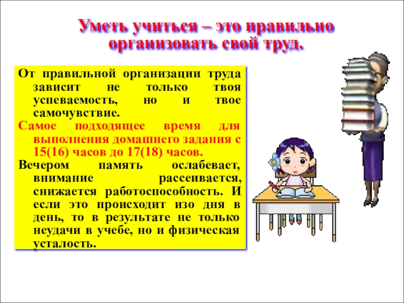 Презентация на тему учение деятельность школьника 6 класс обществознание