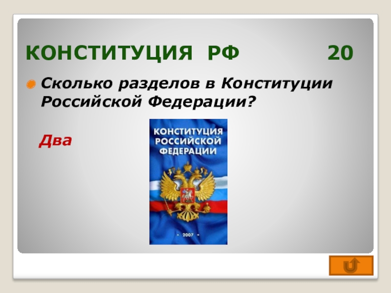 Ответы на вопросы конституция российской