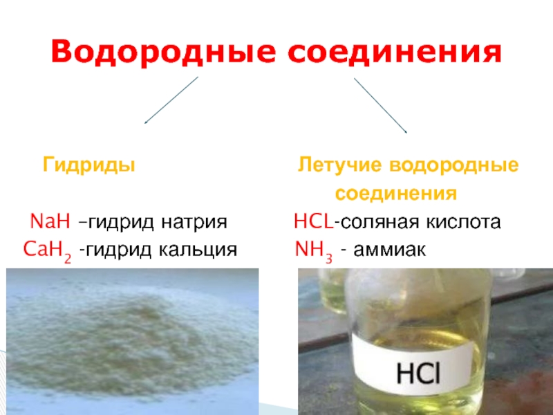 Летучие водородные соединения состава эн3. Летучие водородные соединения металлов. Летучие водородные соединения примеры.