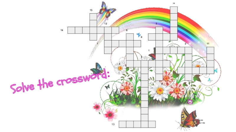 Solve the crossword: