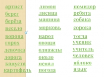 Презентация по русскому языку Слова с непроверяемыми написаниями (2 класс)