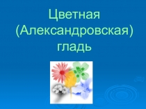 Презентация по технологии на тему Александровская гладь (7 класс).