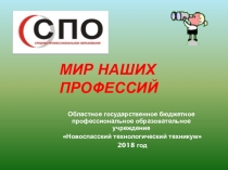 Мир наших профессий