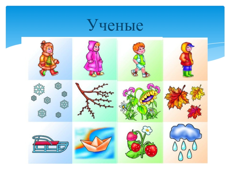 Признаки лета. Дидактическая игра времена года. Лото 