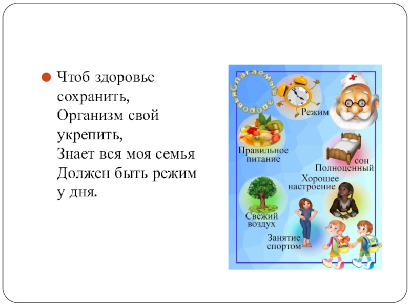 Чтоб здоровье. Чтоб здоровье сохранить организм свой укрепить. Чтоб здоровье сохранить организм свой укрепить знает вся моя семья. Стих чтоб здоровье сохранить организм свой укрепить. Стих о здоровье чтоб здоровье сохранить.