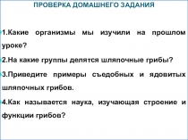 Презентация по биологии на тему Плесневые грибы и дрожжи (5 класс)