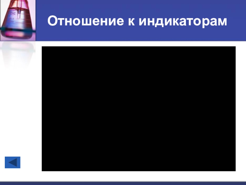 Индикаторы презентация по химии