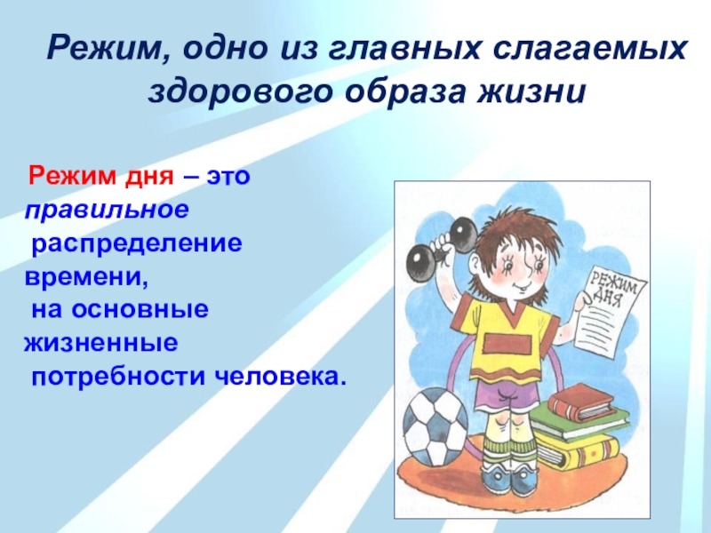 Наиболее важным слагаемым здорового образа является