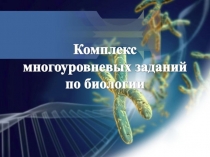 Комплекс многоуровневых заданий по генетике
