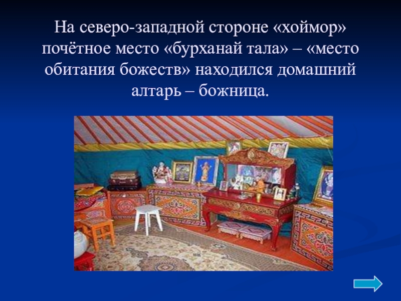 Где находится почетное место. Почетное место в Юрте. Священное место в Юрте. Священное и почетное место в Юрте. Священное и Почётное место в Юрте у бурят.