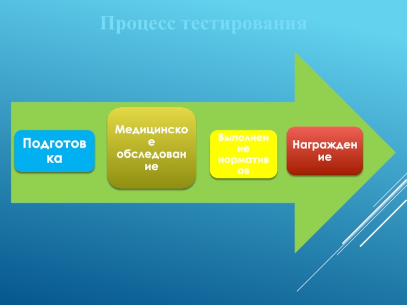 Процесс 14. Процесс тестирования. Процесс тестирования ГТО. Процесс тестирования в школах.