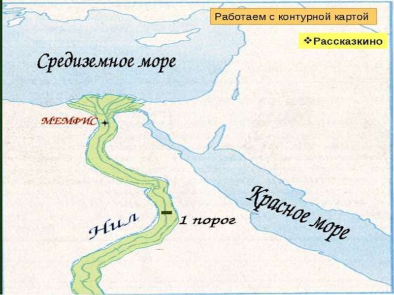 Карта египта 5 класс история древнего египта