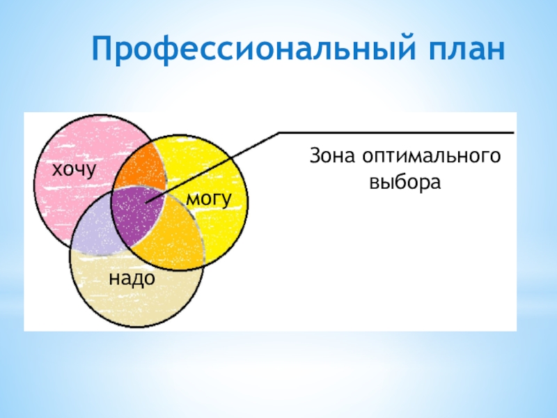 Мой профессиональный план 8 класс