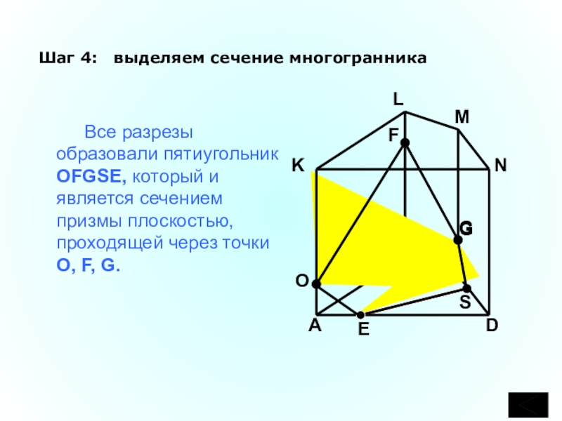 Презентация построение сечения многогранников