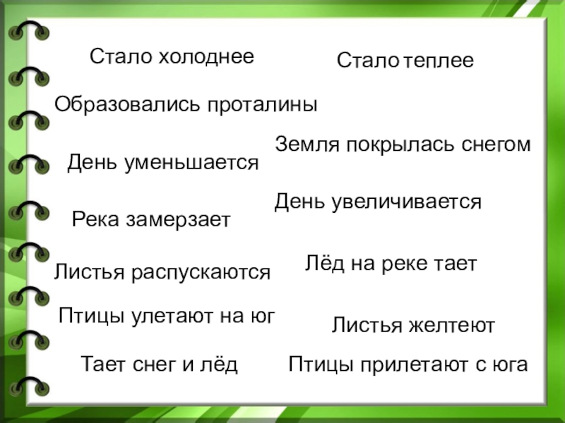 Дни становятся холоднее. Земля покрылась снегом. Становится холоднее. Стать холоднее. Предложения с обстоятельством.листья покрыли землю.