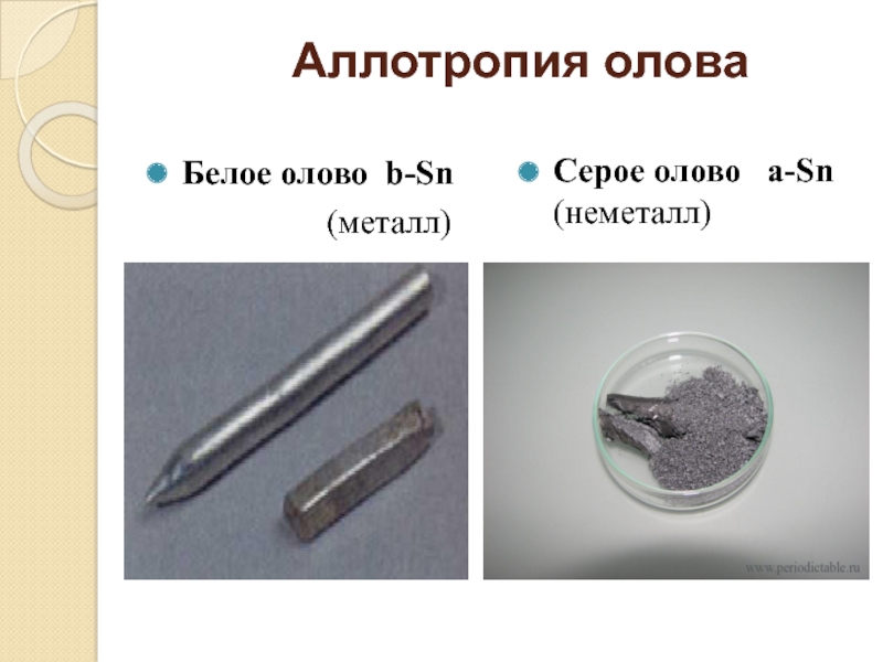 Проект по химии 9 класс на тему аллотропия металлов