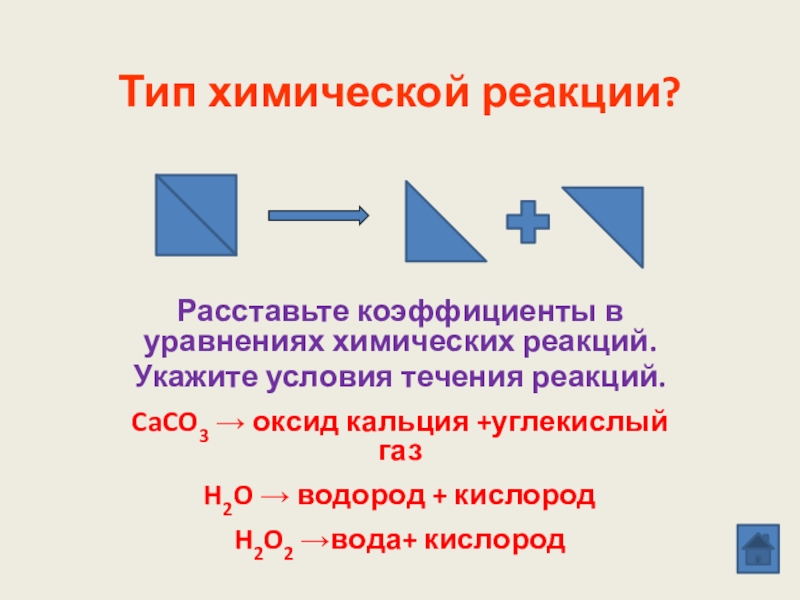 Условия возникновения и течения реакций