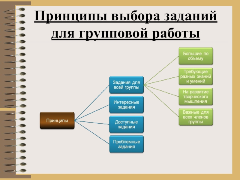 Модели выборов. Принцип выбора. Принципы выбора заданий для групповой работы. Принцип подбора. Принцип выборности.