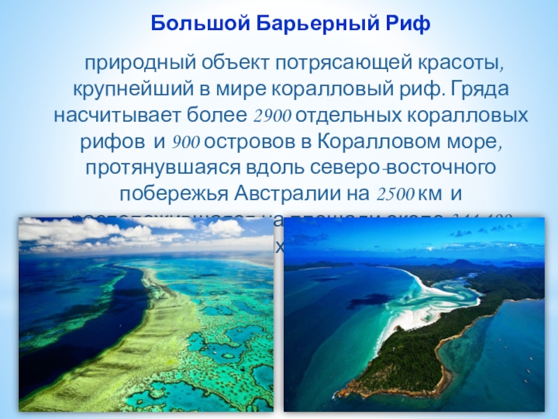 Всемирное наследие большой барьерный риф презентация