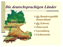 Die deutschsprachigen Länder