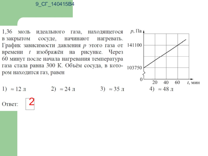 Газ находится в закрытом. 2 Моля идеального газа. Два моля идеального газа при температуре 300 к. 1 Моль идеального газа. График зависимости 1 моль идеального газа от температуры.