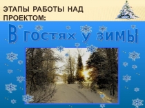 Презентация проекта: лэпбук В гостях у зимы