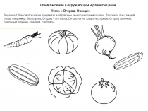 Презентация по ознакомлению с окружающим тема: ОВОЩИ (для детей старшего дошкольного возраста)