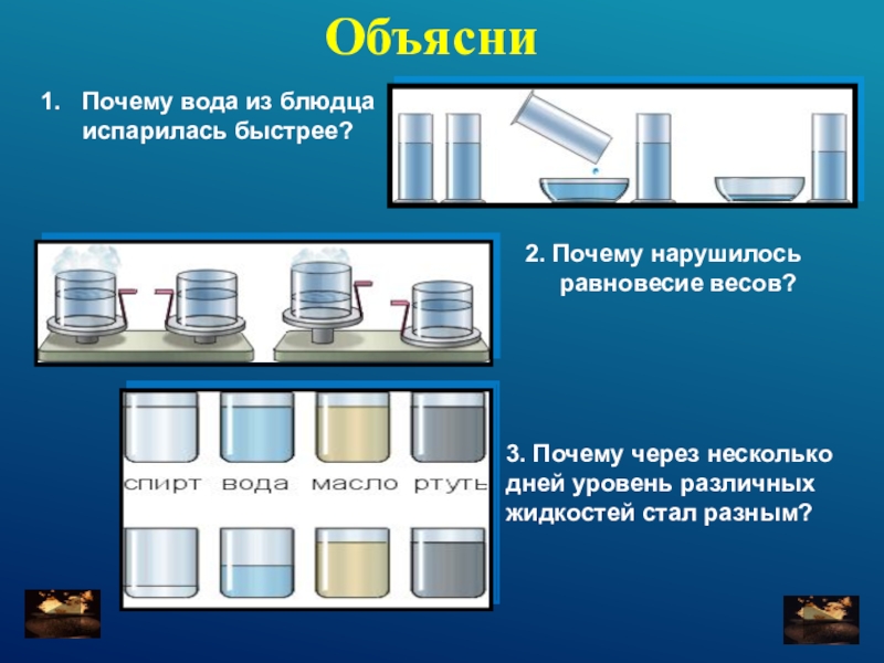 Сколько дней испаряется вода