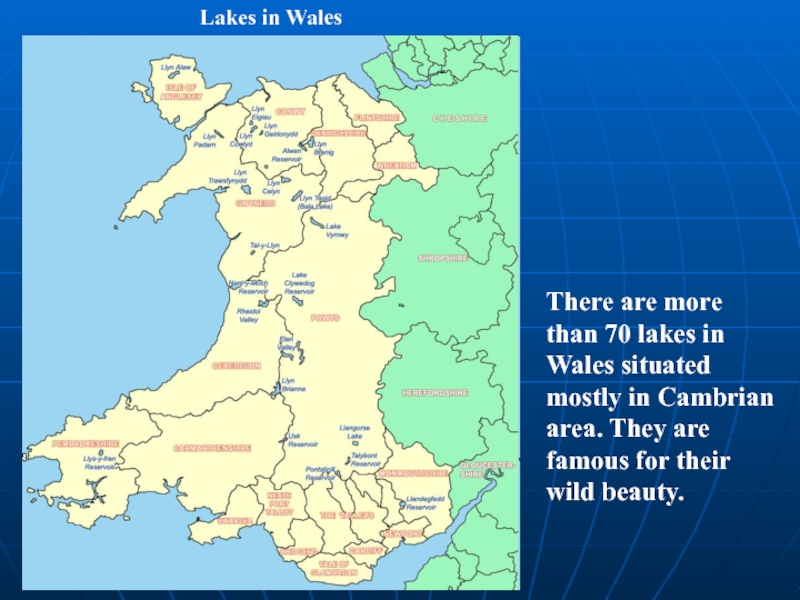 Wales презентация на английском