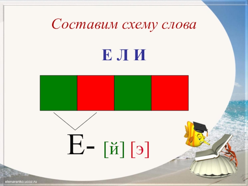 Елка схема слова 1