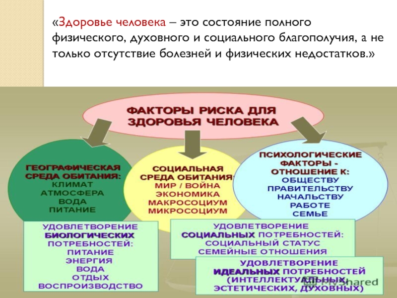 Состояние полного физического духовного и социального благополучия