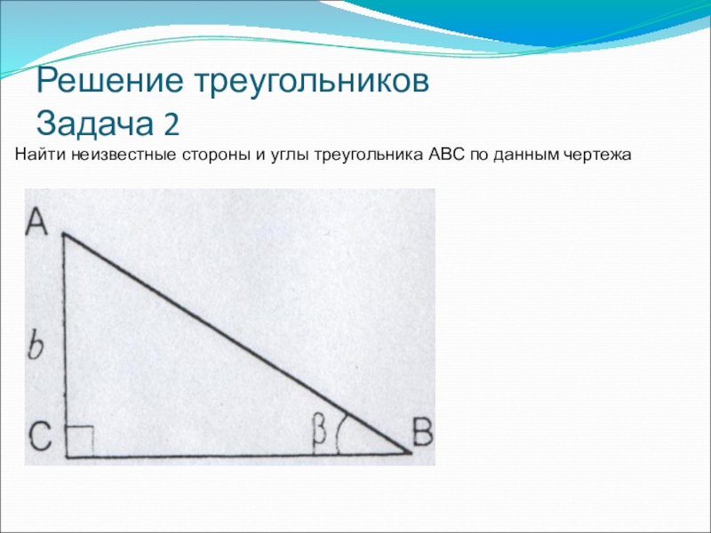 Найти углы треугольника задачи