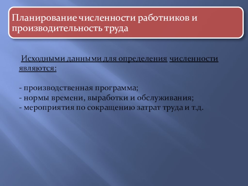 Исходной информацией для определения численности команды проекта являются