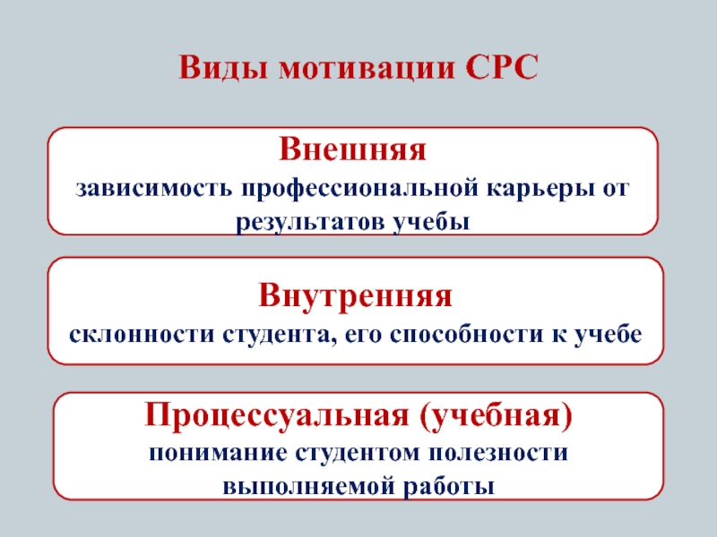 Виды мотивации презентация