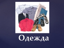 Моя одежда1 класс
