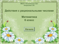 Презентация по математике на тему Рациональные числа