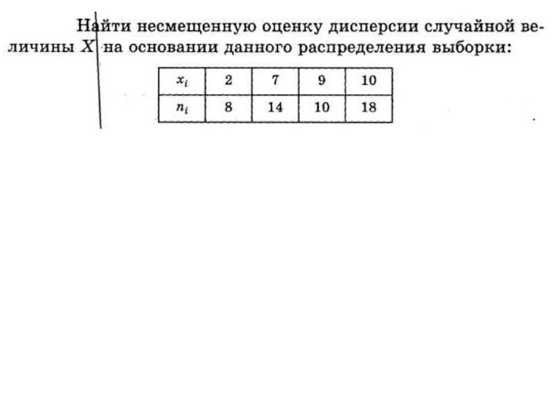 Несмещенная оценка дисперсии. Как найти несмещенную оценку дисперсии. Оценка дисперсии случайной величины. Найдите несмещенную оценку дисперсии. Несмещенная оценка дисперсии случайной величины.