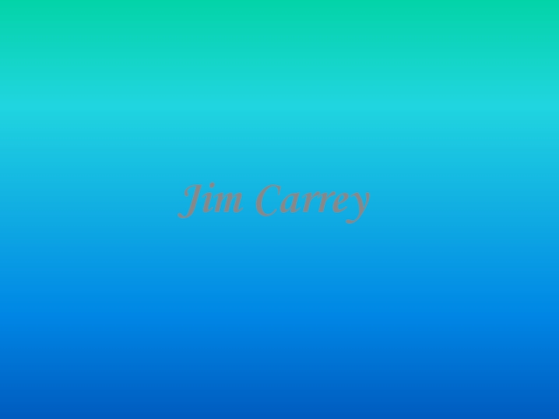 Доклад по теме Джим Кэрри