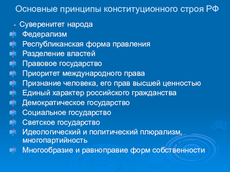 Реферат: Об эластичности конституционных принципов и конституционной политике