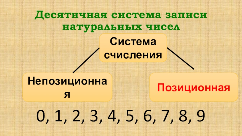 Презентация на тему натуральные числа 5 класс