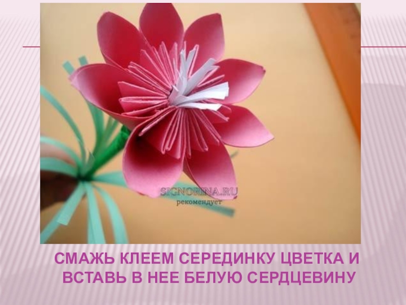 Цветок надежды крокус оригами. Оригами цветок из бумаги.