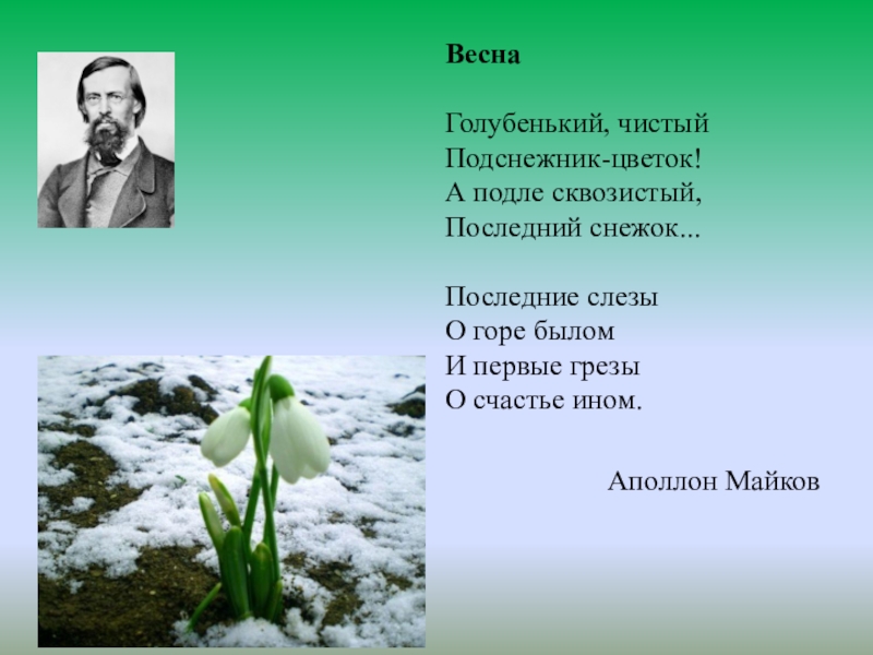 Презентация 1 класс стихи о весне