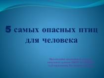 Презентация к внеклассной работе по окружающему миру