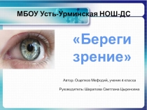 Презентация  Береги глаза
