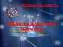 Презентация по химии на тему ЩЗМ