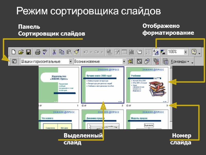 Как вернуть боковую панель в презентации