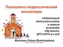 Консилиум 5 класс по адаптации