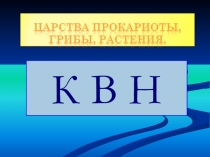 Урок закрепления по теме Царство прокариота, грибы и растения. 7 класс