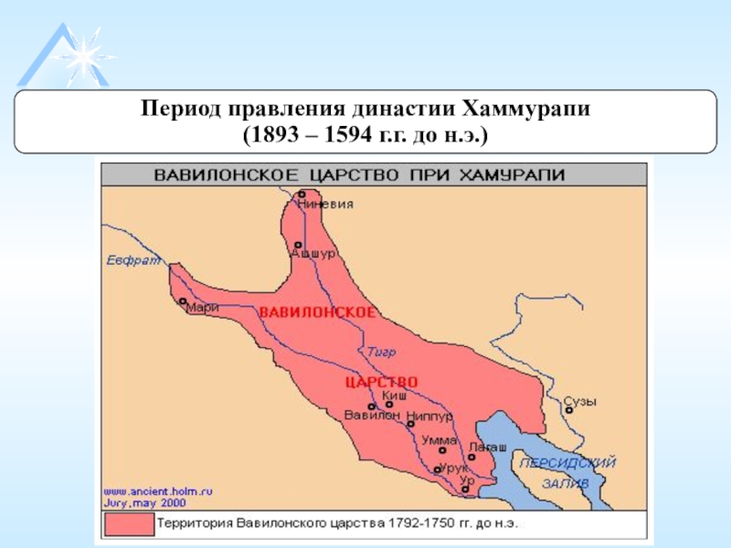 Карта вавилона при хаммурапи